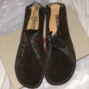 Clark's Originals: Faraway Field Dark Brown Suede